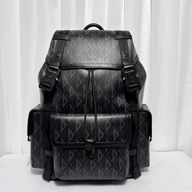 Dior Backpacks flap backpack with front pocket and buckle closure product detail image 1