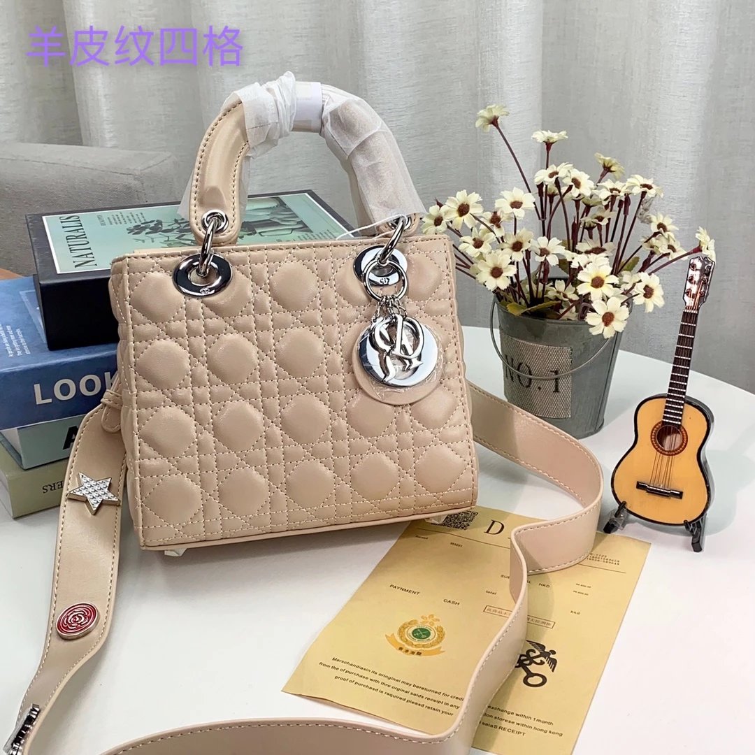 Dior Lady Dior Beige Handbag