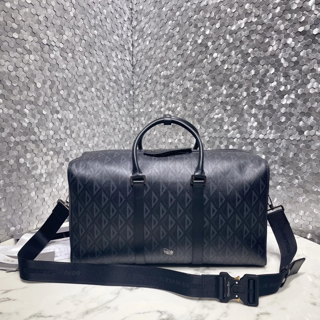 Dior Oblique Monogram Black Duffle Bag - 10