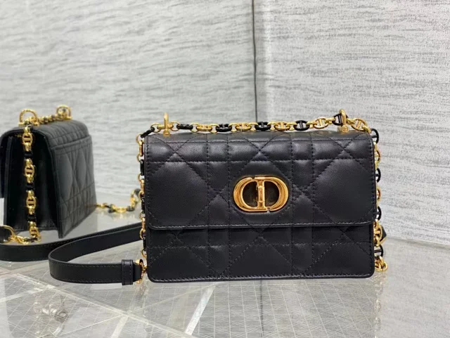 Dior Crossbody Bags Flap bag with gold-tone circular buckle product detail image 15
