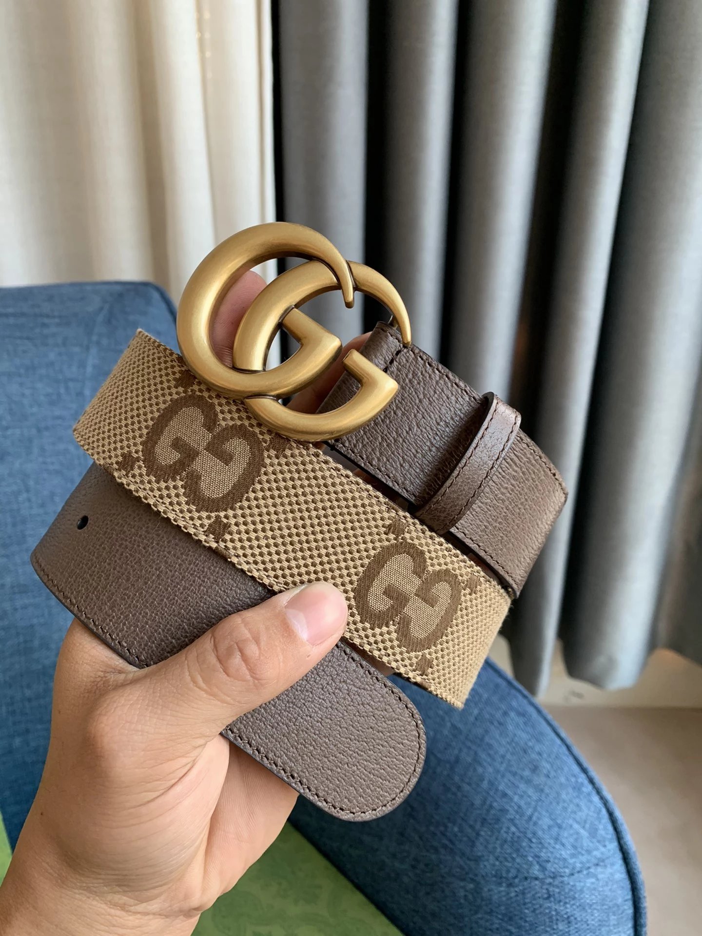 Gucci Tiger Head Buckle Leather Belt Black - 10