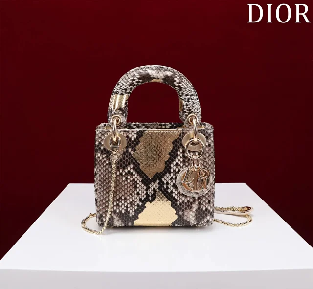 Dior Lady top-handle bag and Caro chain product detail image 4