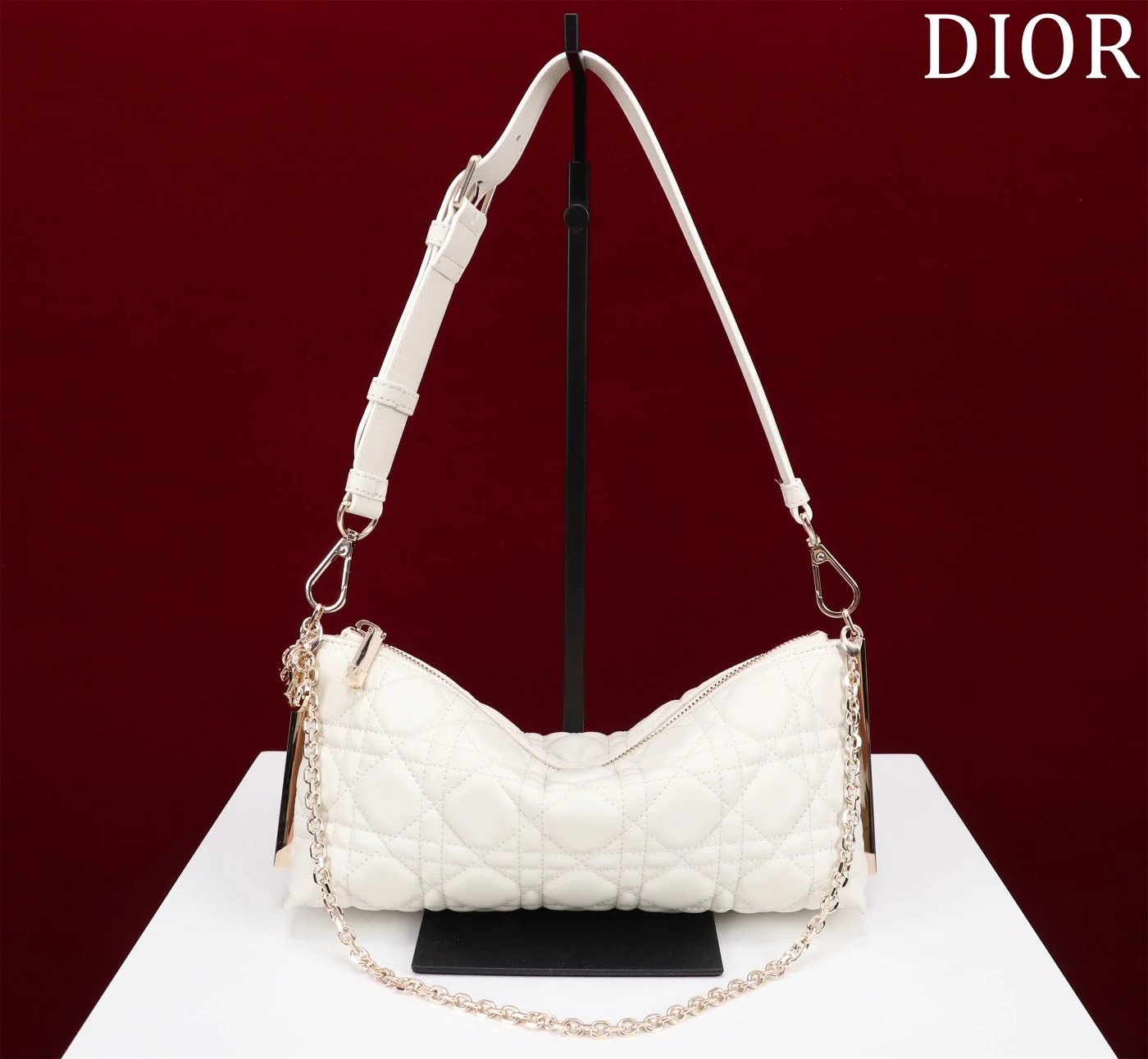Dior Book Tote Navy Oblique Print Tote Bag with Charm - 7