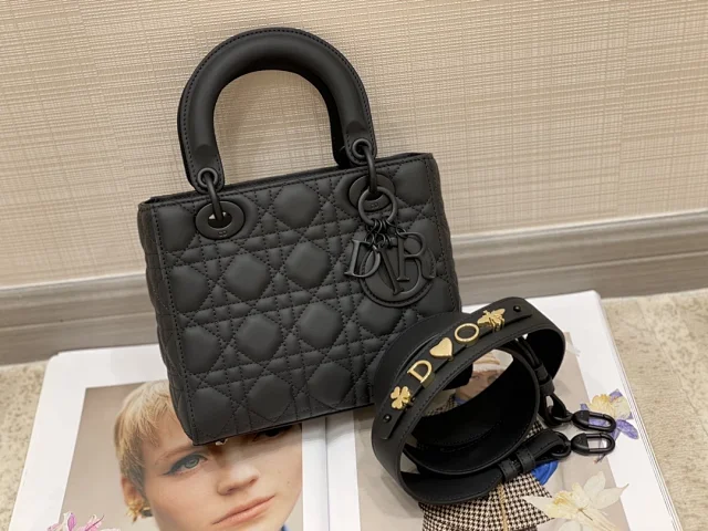 Dior Lady top-handle bag and Caro chain product detail image 9