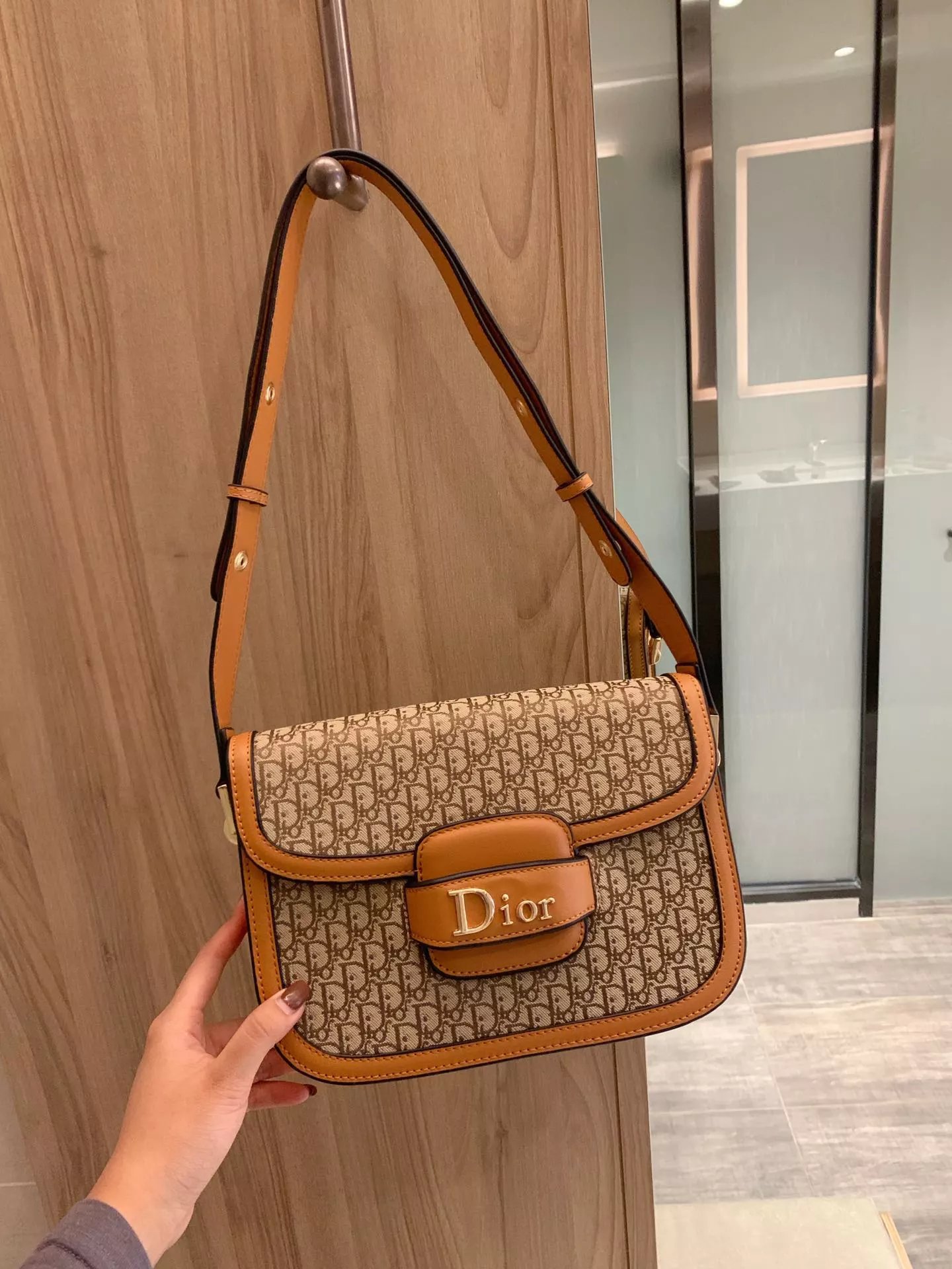 Dior Book Tote Mini White Quilted Leather Chain Bag Shoulder Bags - 6