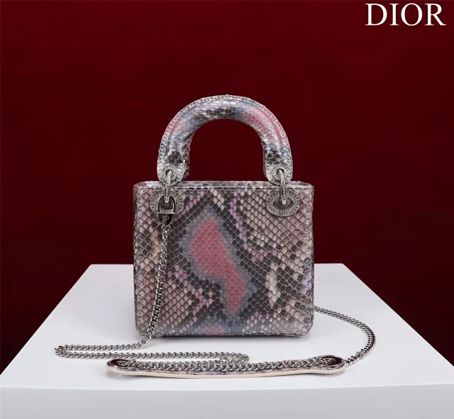 Dior Lady top-handle bag and Caro chain product detail image 7