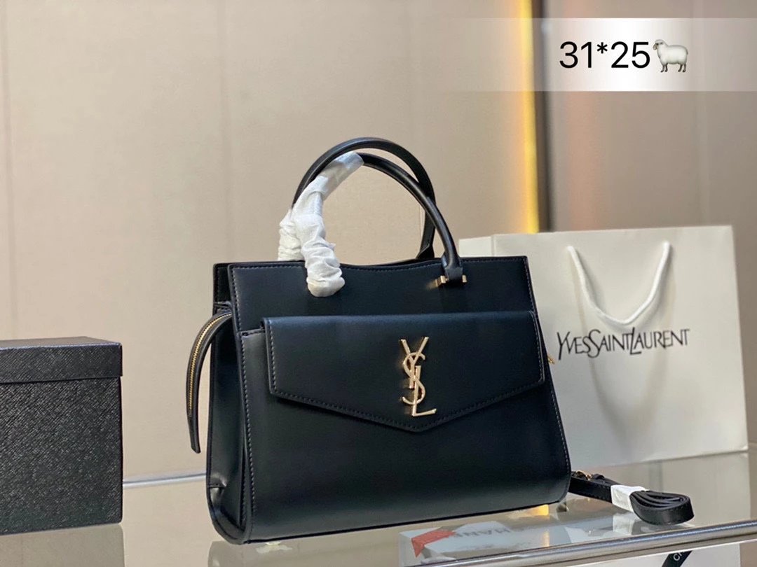 Saint Laurent Loulou Small Quilted Black Leather Chain Shoulder Bag - 10