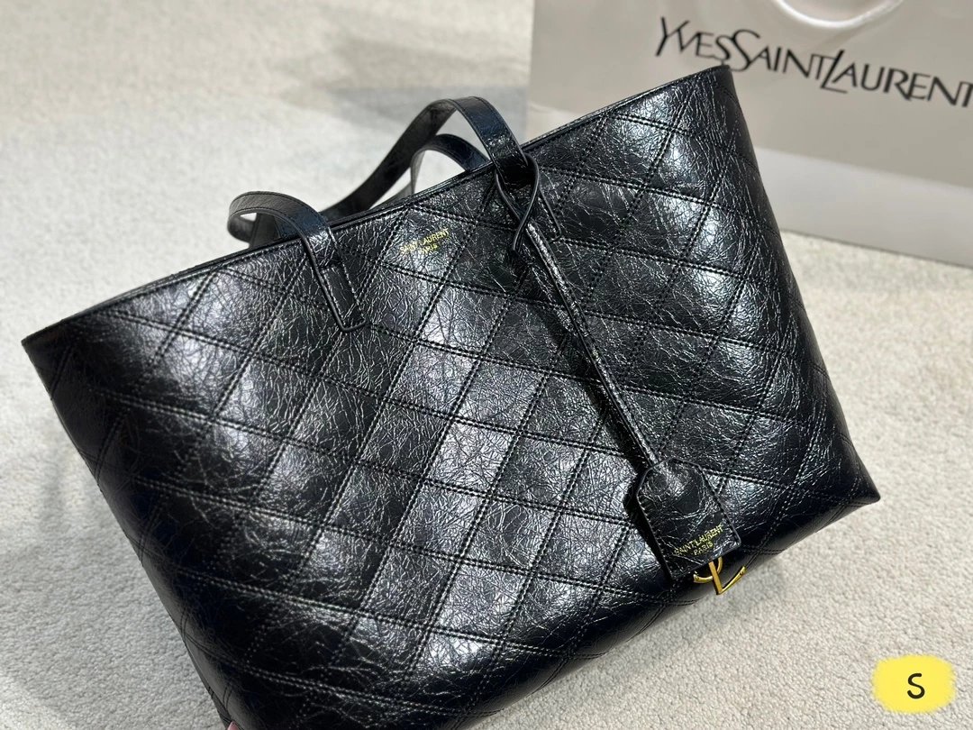 Saint Laurent Loulou Small Quilted Black Leather Chain Shoulder Bag - 4