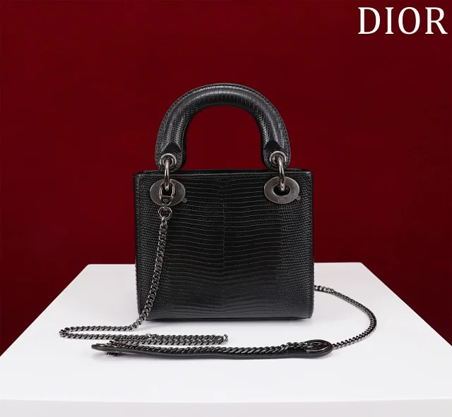Dior Lady top-handle bag and Caro chain product detail image 8