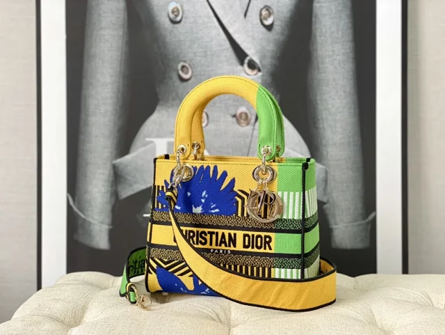 Dior Lady top-handle bag and Caro chain product detail image 15
