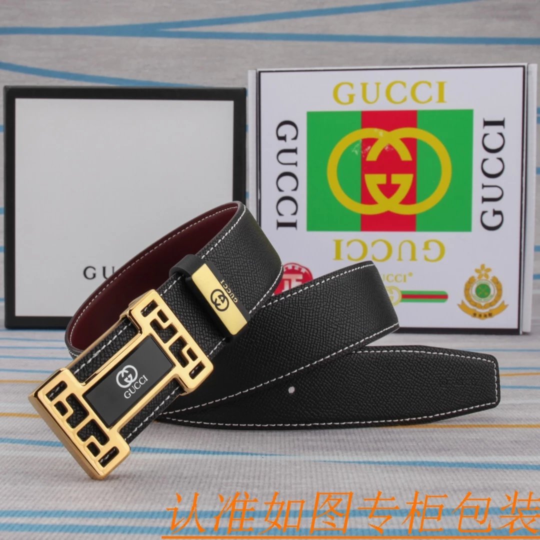 Gucci Interlocking G Belt Black Leather - 6