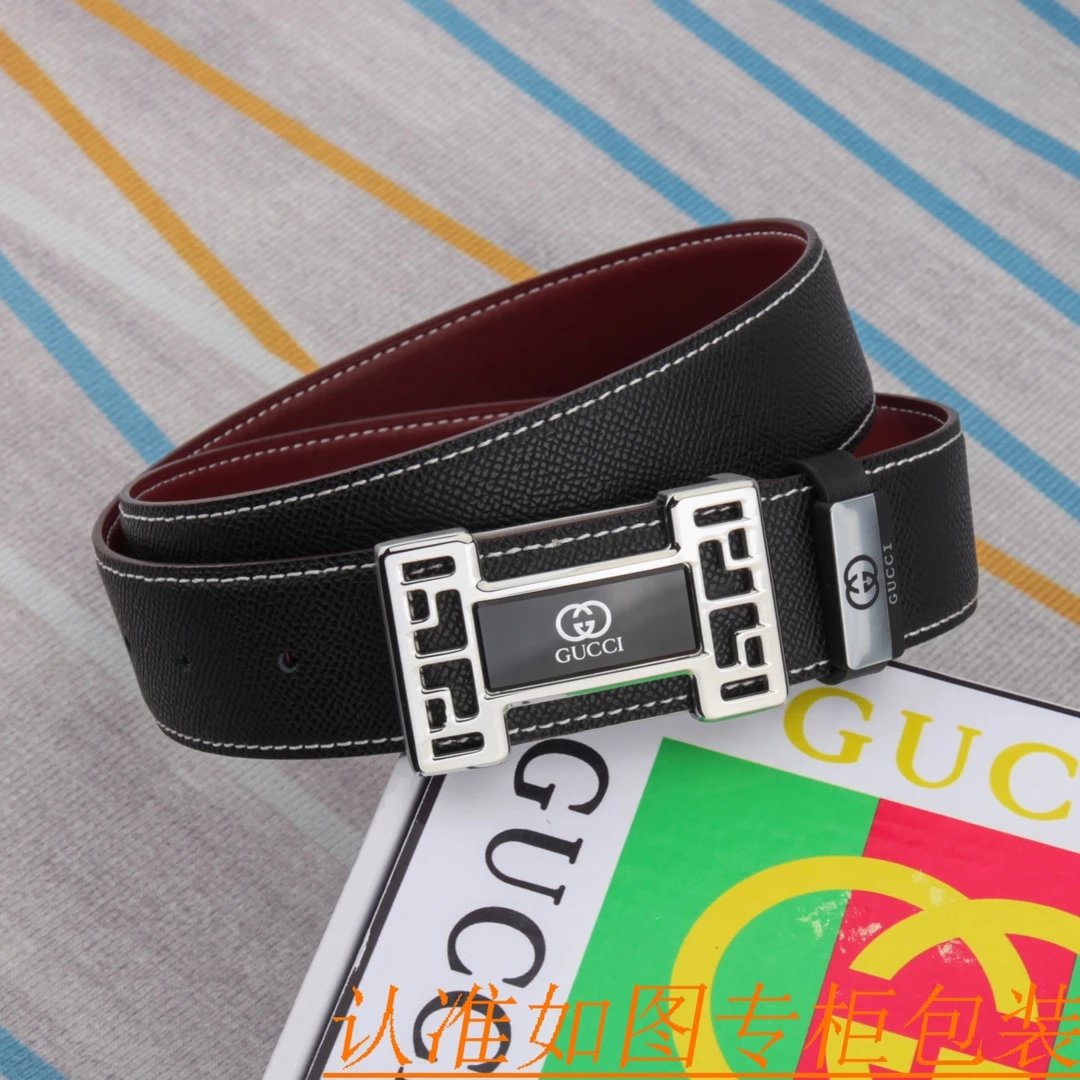 Gucci Interlocking G Belt Black Leather - 7