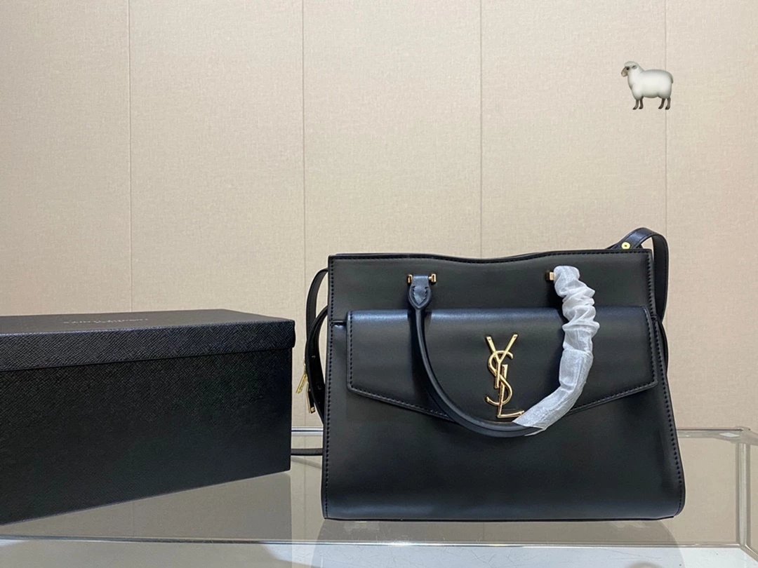 Saint Laurent Loulou Small Quilted Black Leather Chain Shoulder Bag - 9