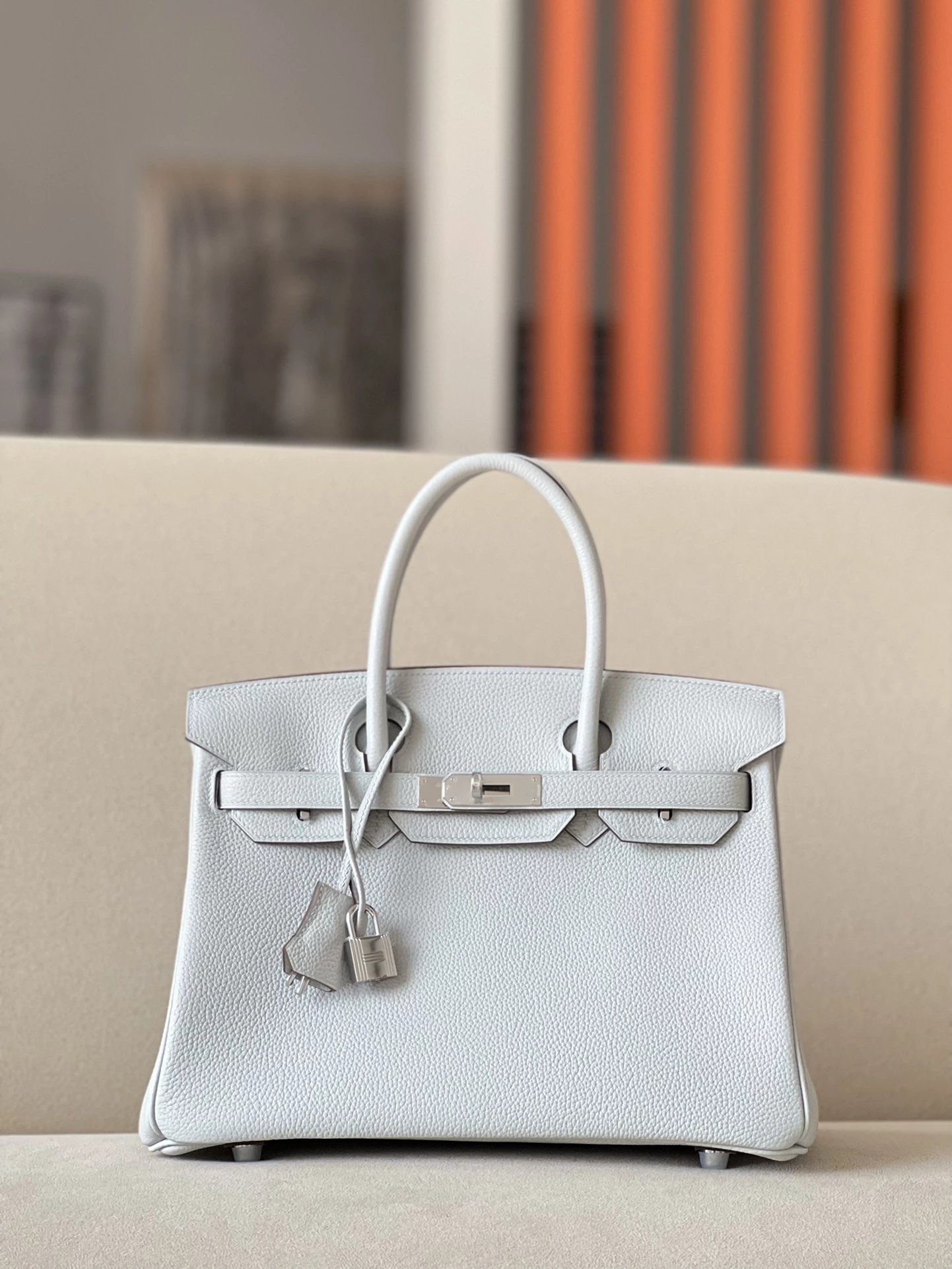 Hermès Picotin Lock 18 Navy Blue Togo Leather Bucket Bag Handbags - 14