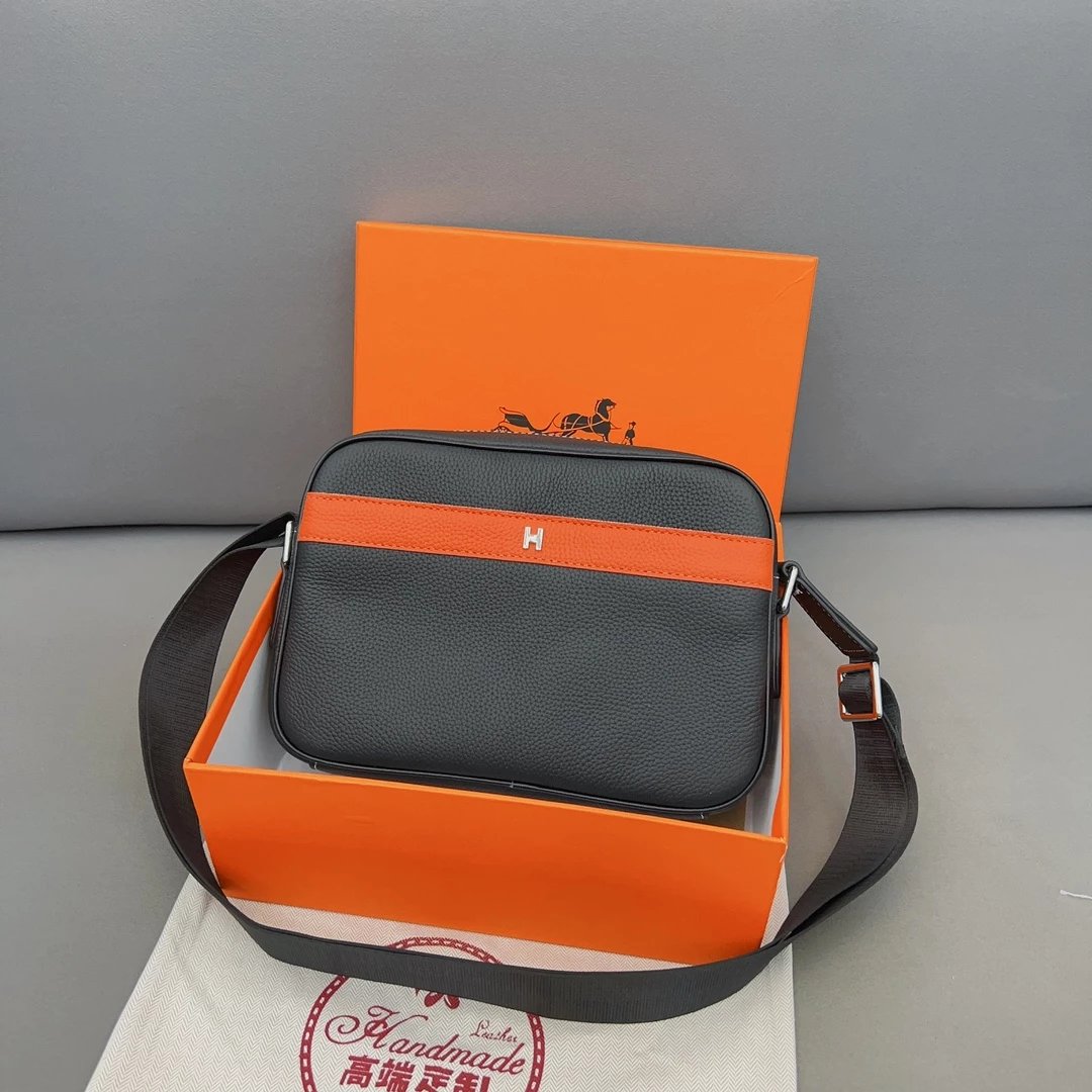 Hermès Kelly Messenter Black Messenger Bag Crossbody Bags - 2