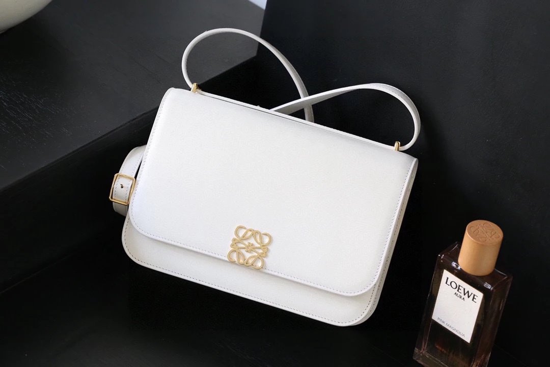 Loewe Puzzle Mini Saddle Bag Mint Green and Beige Leather Crossbody Bag - 14