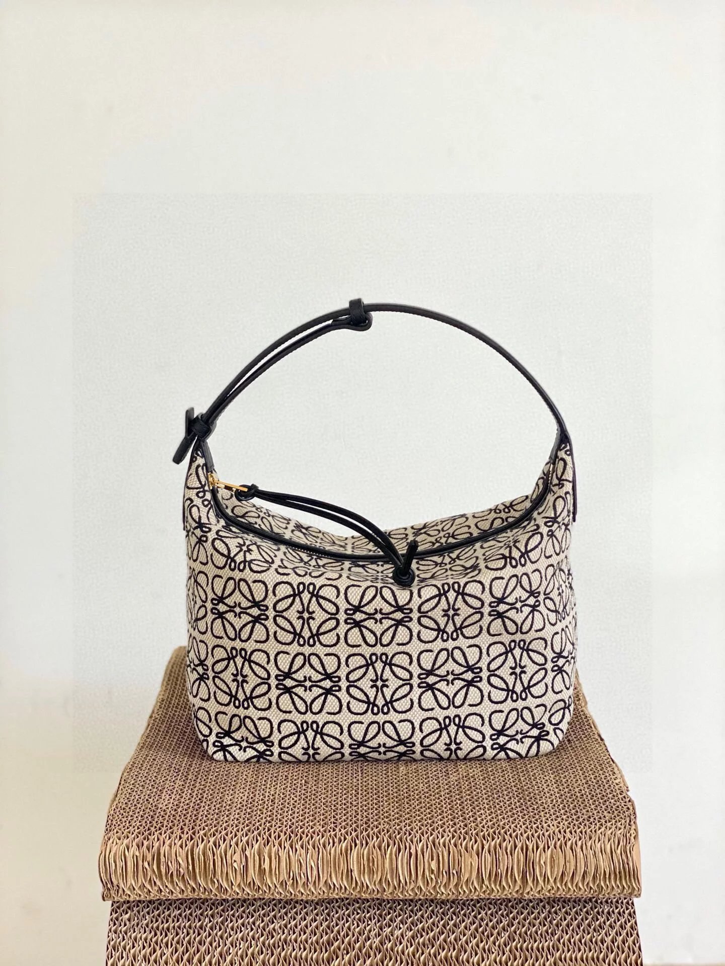 Loewe Puzzle Tote Bag Olive Green Handbag - 14