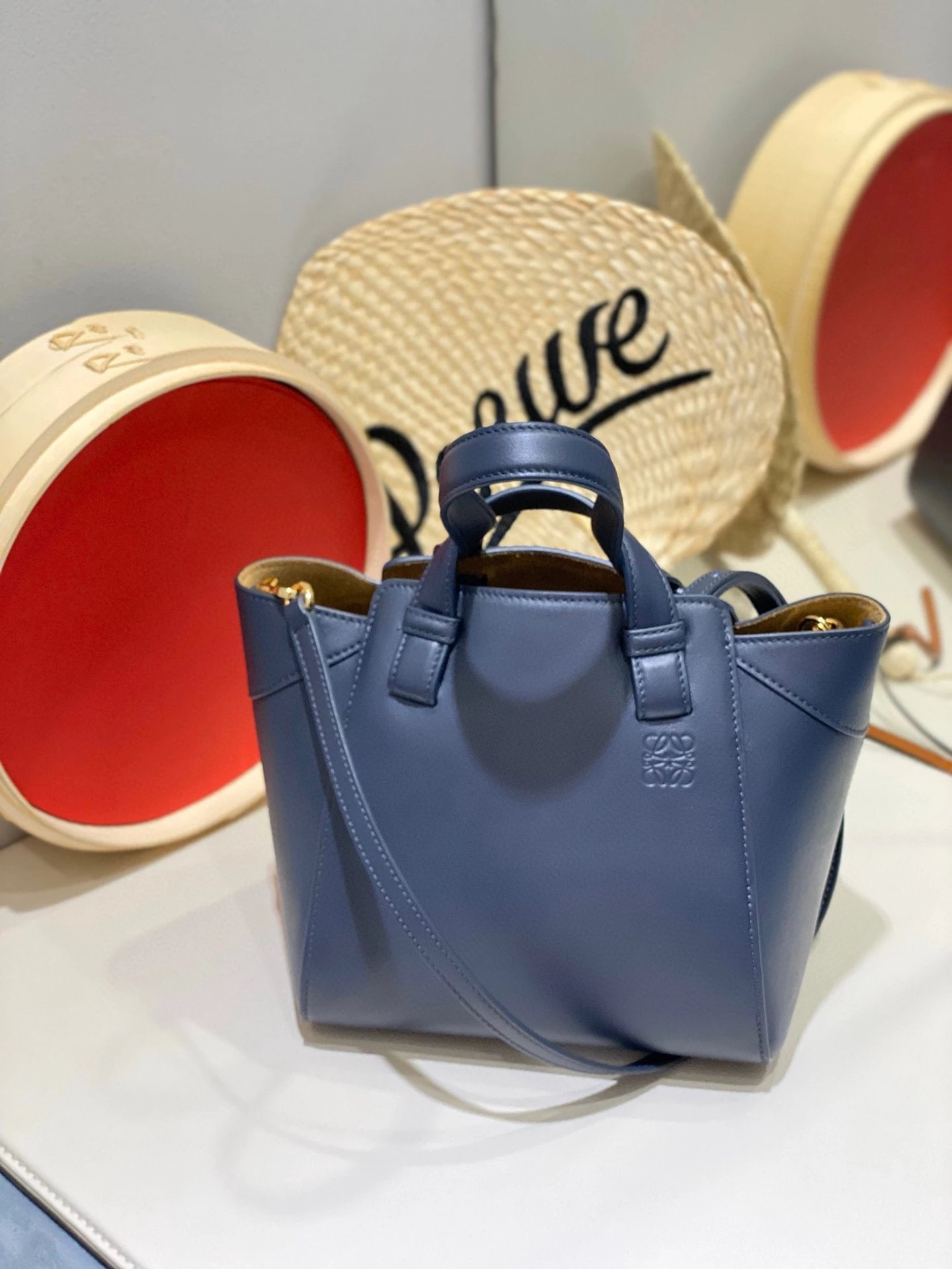 Loewe Puzzle Tote Bag Olive Green Handbag - 7