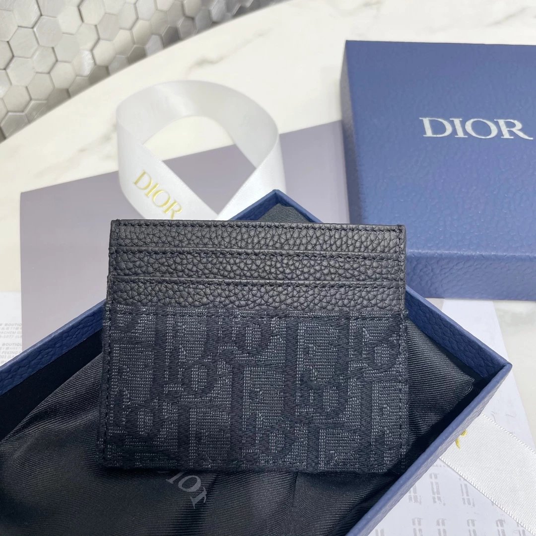 Dior Caro Clutch Black Quilted Leather Wristlet Clutches - 11