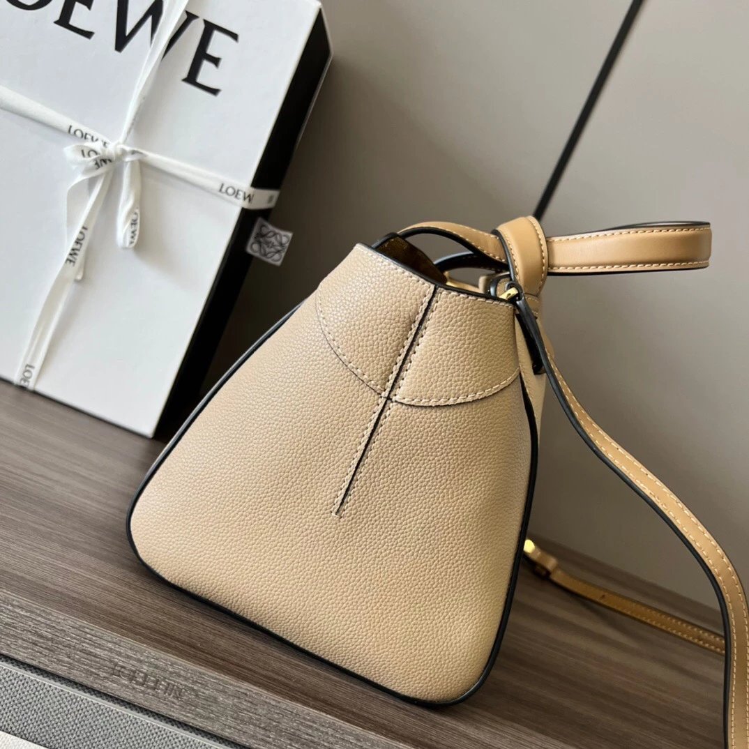 Loewe Puzzle Tote Bag Olive Green Handbag - 8