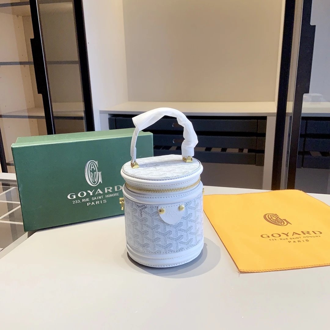 Goyard Saint Louis Mini Bucket Bag Green Canvas - 9