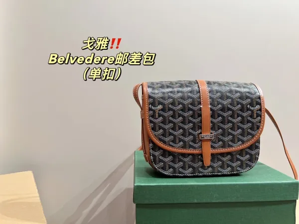 Goyard x Y-3 Saint-Honoré Mini Crossbody Bag Black - 11