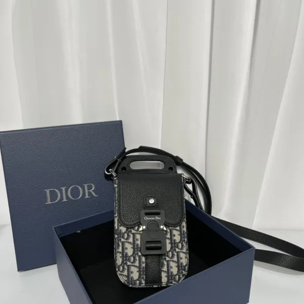 Dior Book Tote Oblique Silver-White Mini Backpack - 12
