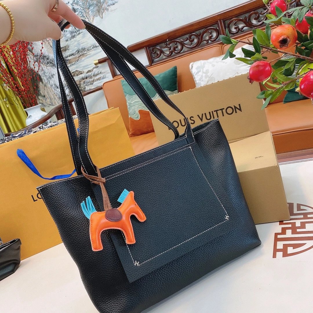 Louis Vuitton Epi Leather Tote Bag with Horse Charm in Tan - 13