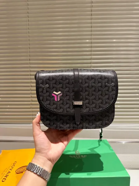 Goyard x Y-3 Saint-Honoré Mini Crossbody Bag Black - 1