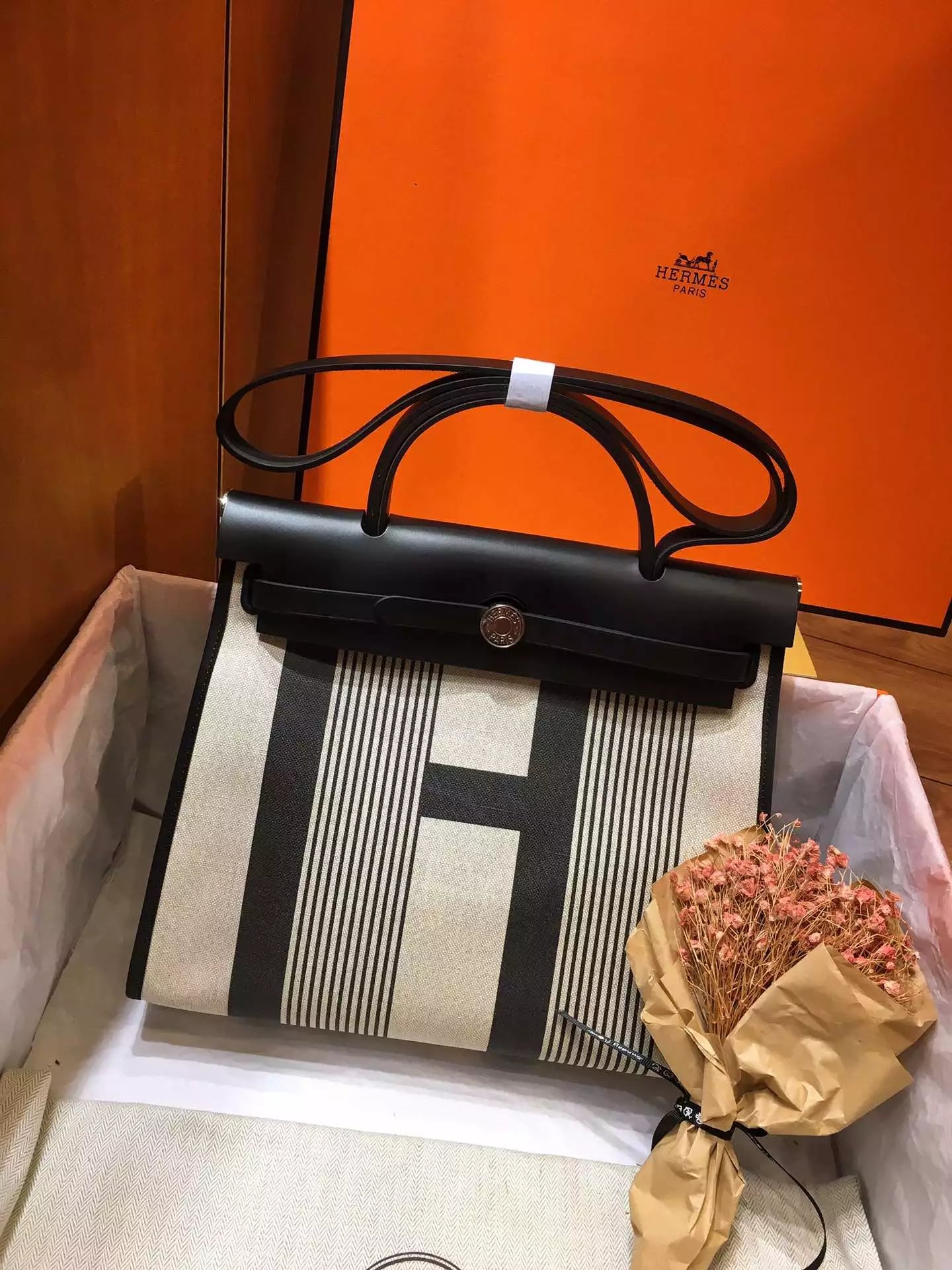 Hermès Picotin Lock Mini Black Togo Leather Bucket Bag with Silk Scarf Charm Handbags - 9