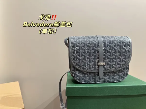 Goyard x Y-3 Saint-Honoré Mini Crossbody Bag Black - 14