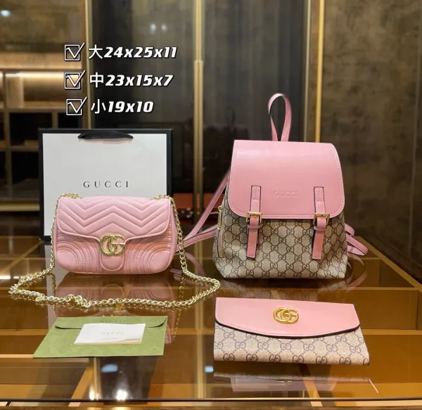 Gucci Marmont Quilted Pink Shoulder Bag - 14
