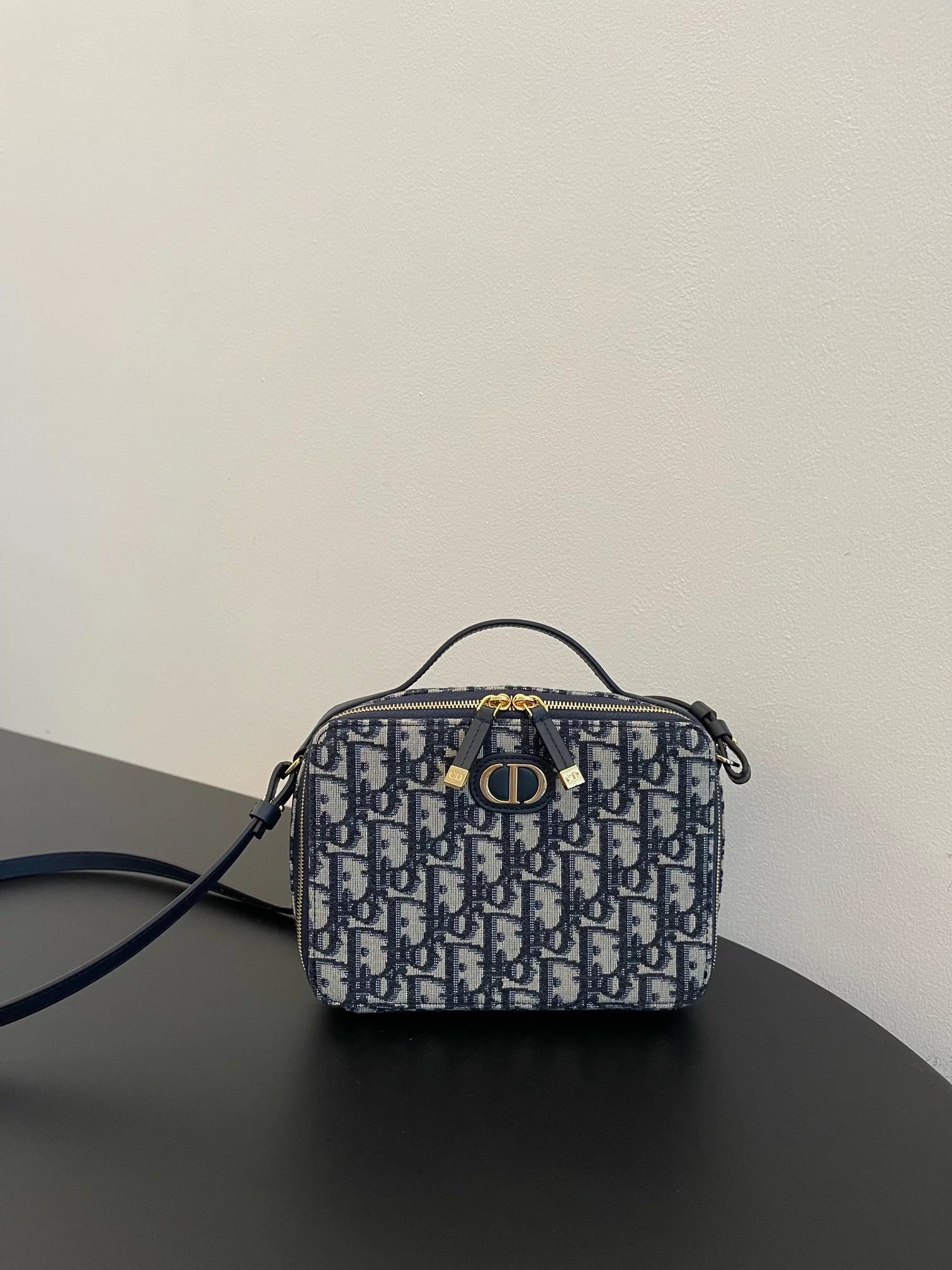 Dior Saddle Bag Black Grained Leather Crossbody Bag - 4