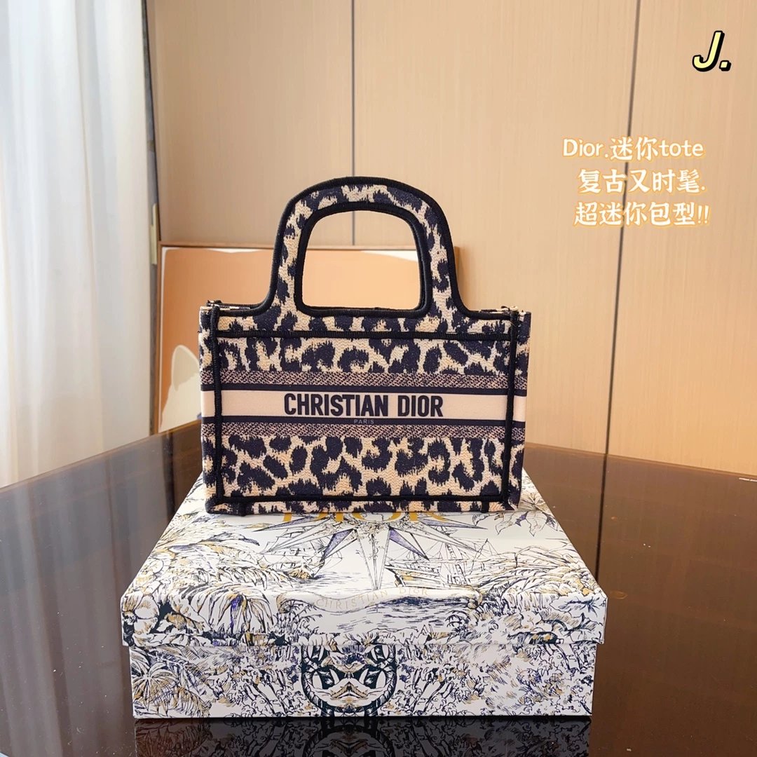 Dior Book Tote Mini Blue Toile de Jouy Handbag Tote Bag - 9