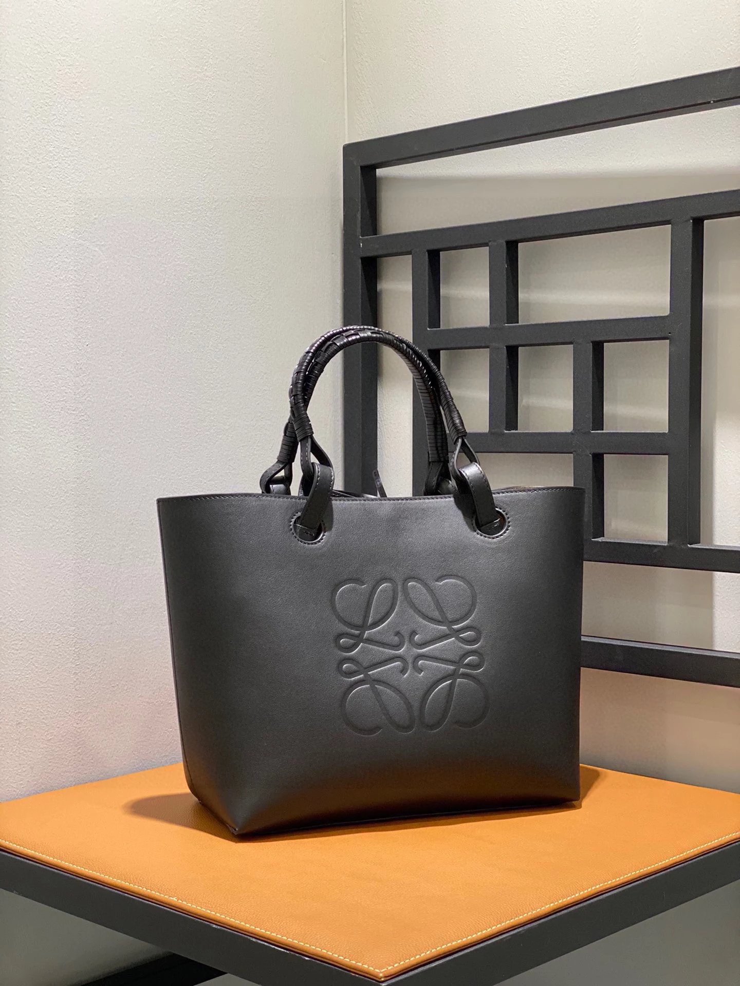 Loewe Puzzle Tote Bag Olive Green Handbag - 3