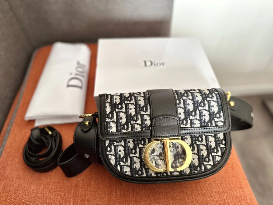 Dior Saddle Bag Pink Ostrich-Embossed Leather Crossbody Bag - 30