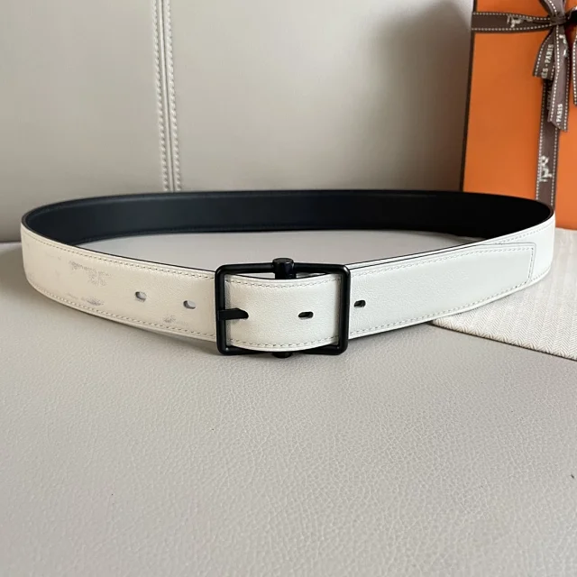 Hermès Belts Reversible leather belt with interchangeable buckle product detail image 5