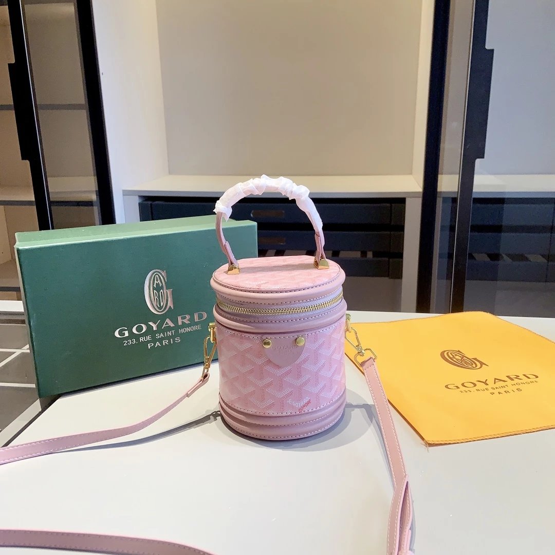 Goyard Saint Louis Mini Bucket Bag Green Canvas - 8