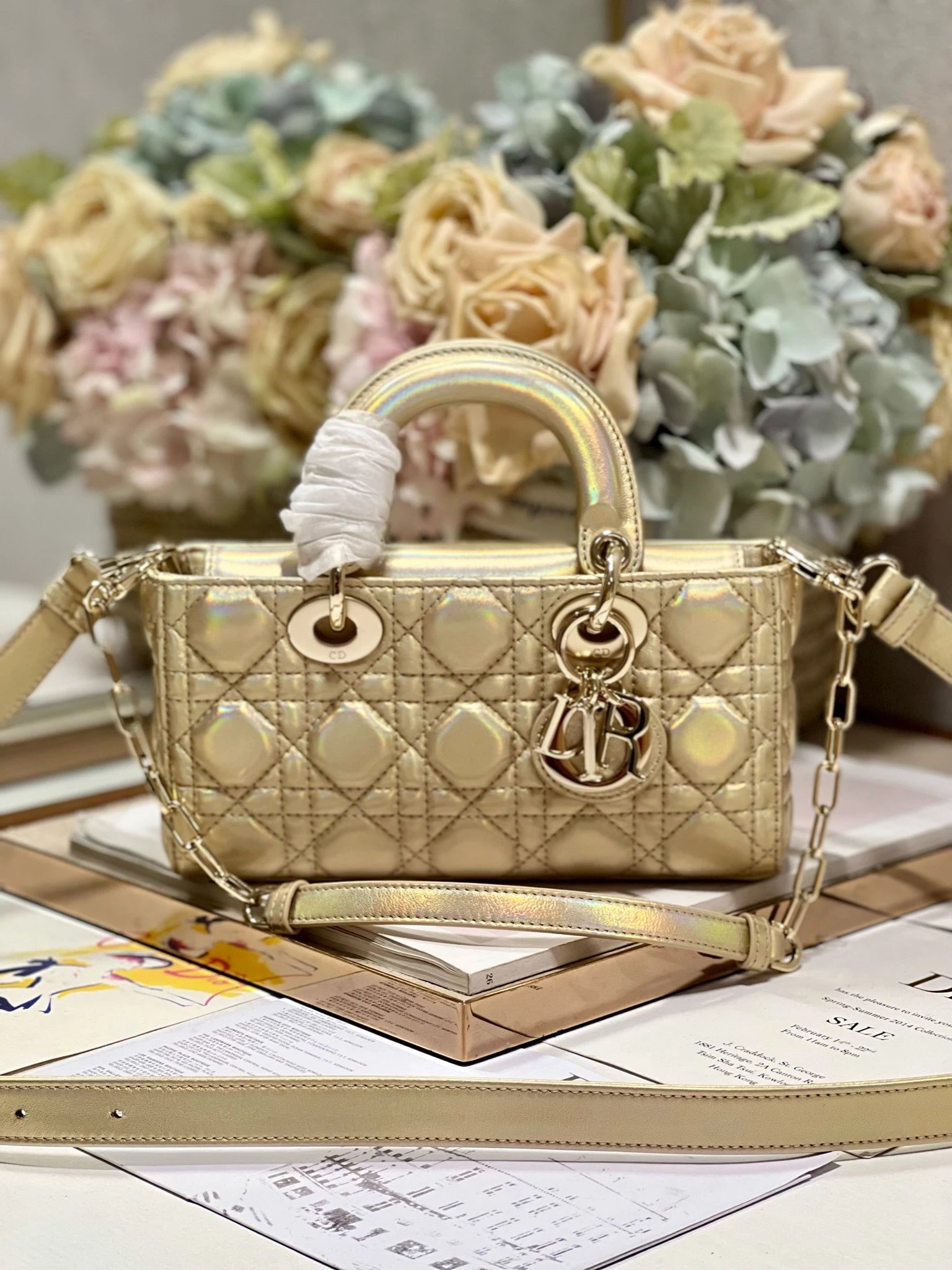 Dior Saddle Bag Tan Leather Crossbody Bag - 2