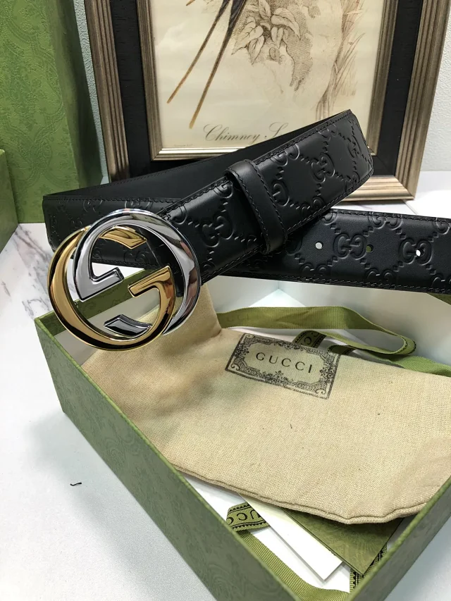 Gucci Belts Interlocking G buckle belt product detail image 8