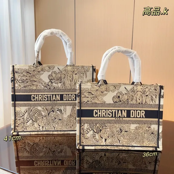 Dior Book Tote Bag Burgundy Oblique Print Tote Bag - 3