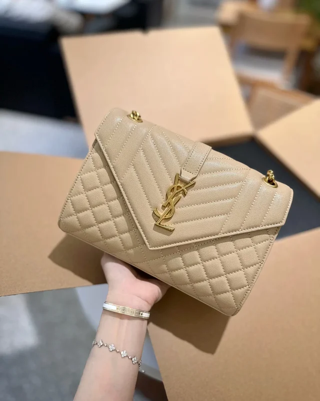 Saint Laurent Crossbody Bags Chain-Strap Flap Bag product detail image 13