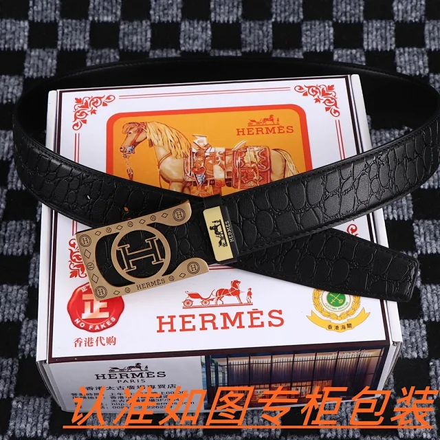 Hermès Belts Logo Buckle Belt product detail image 9
