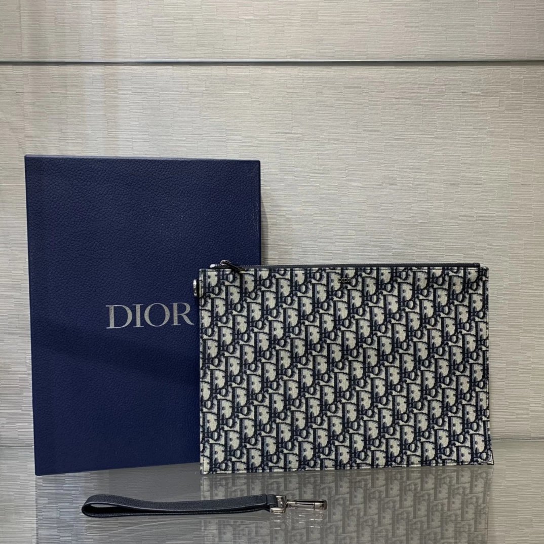 Dior Saddle Bag Oblique Print Multicolor Crossbody Bag - 5