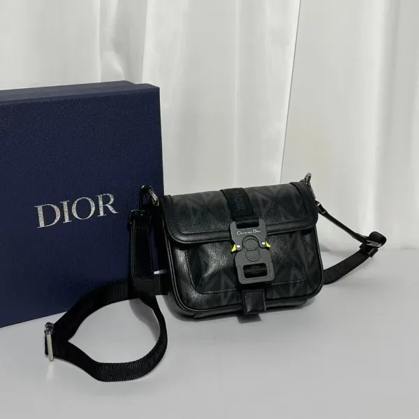 Dior Book Tote Oblique Silver-White Mini Backpack - 2