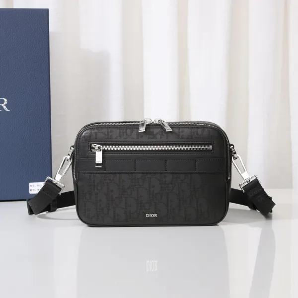 Dior Book Tote Oblique Silver-White Mini Backpack - 13