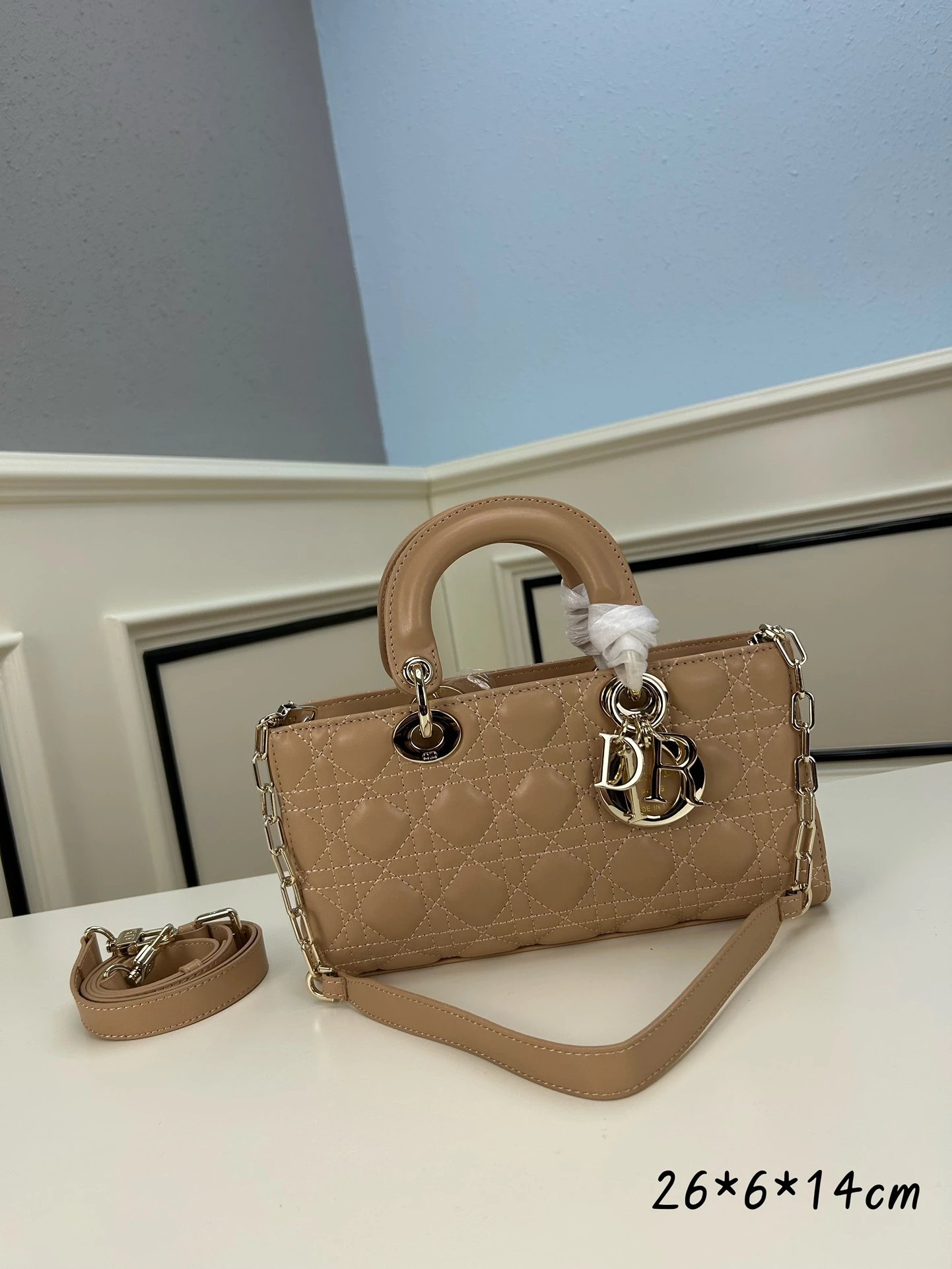 Dior Saddle Bag Tan Leather Crossbody Bag - 8