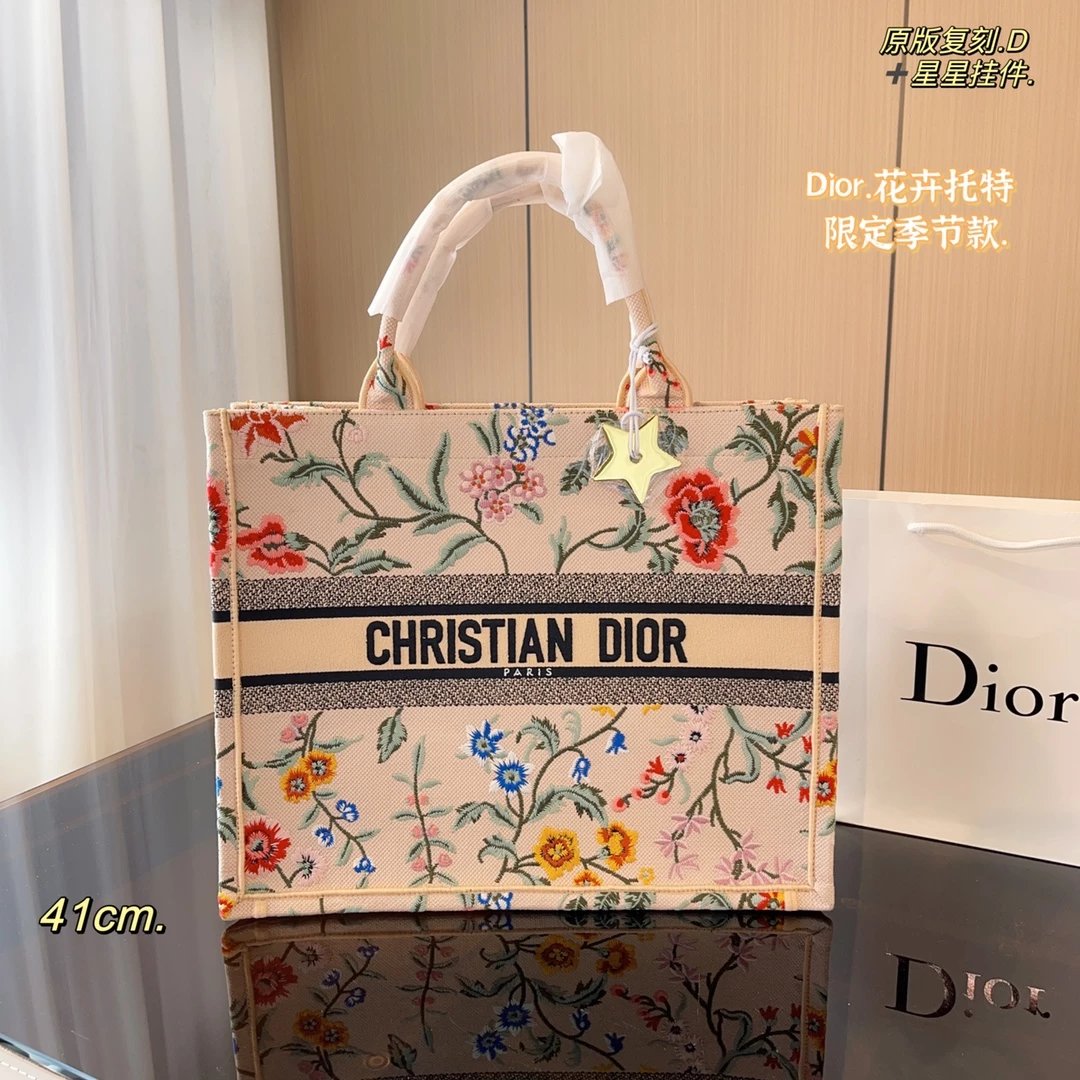 Dior Book Tote Mini Blue Toile de Jouy Handbag Tote Bag - 14