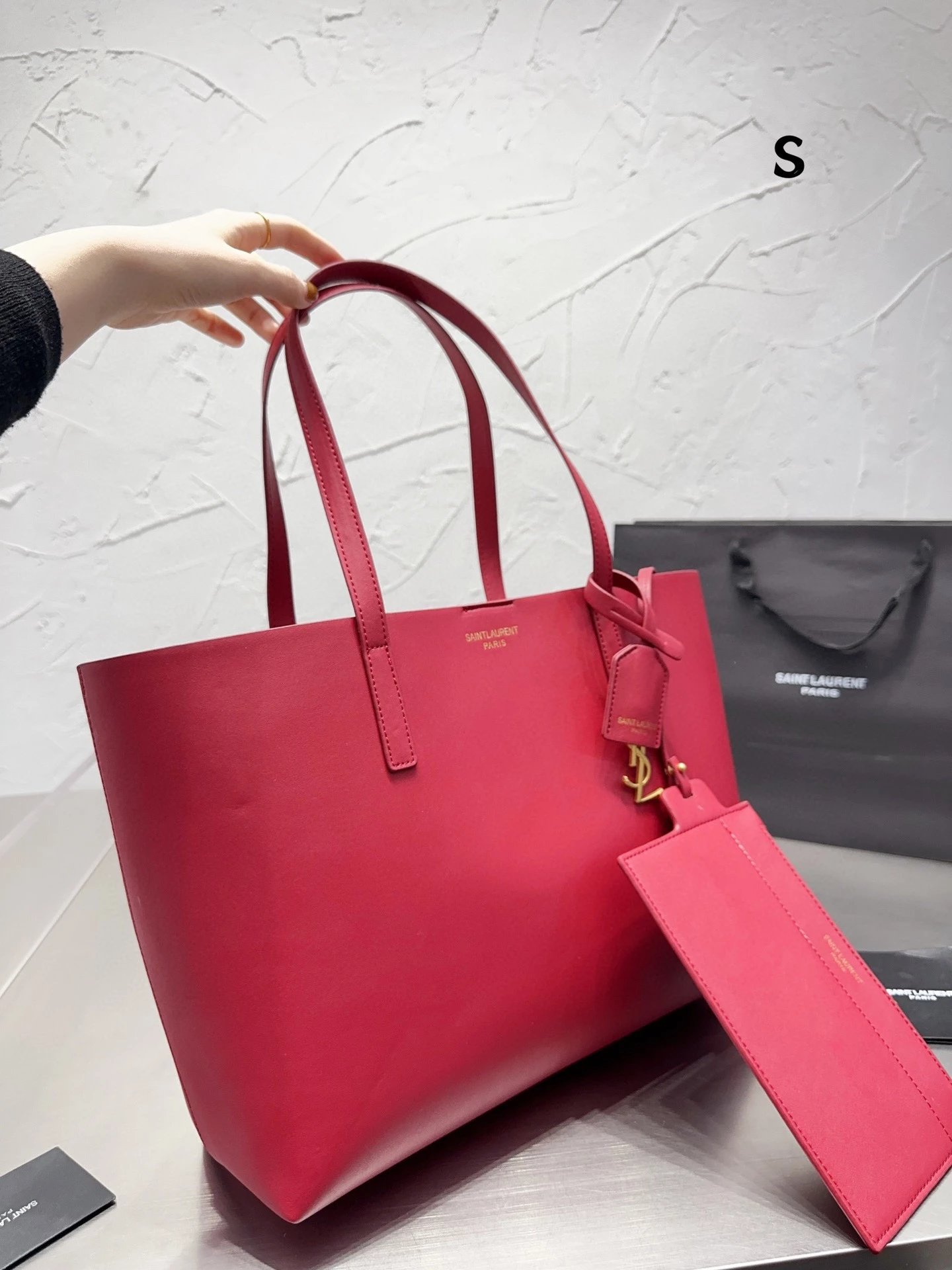 Saint Laurent Large Niki Tote Bag White Handbag - 7
