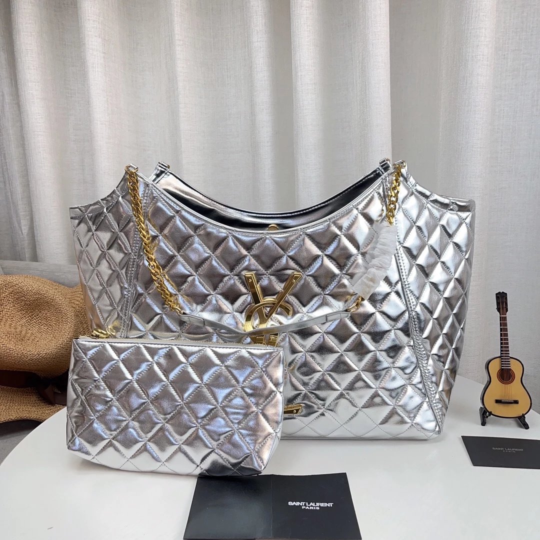 Saint Laurent Large Niki Tote Bag White Handbag - 3